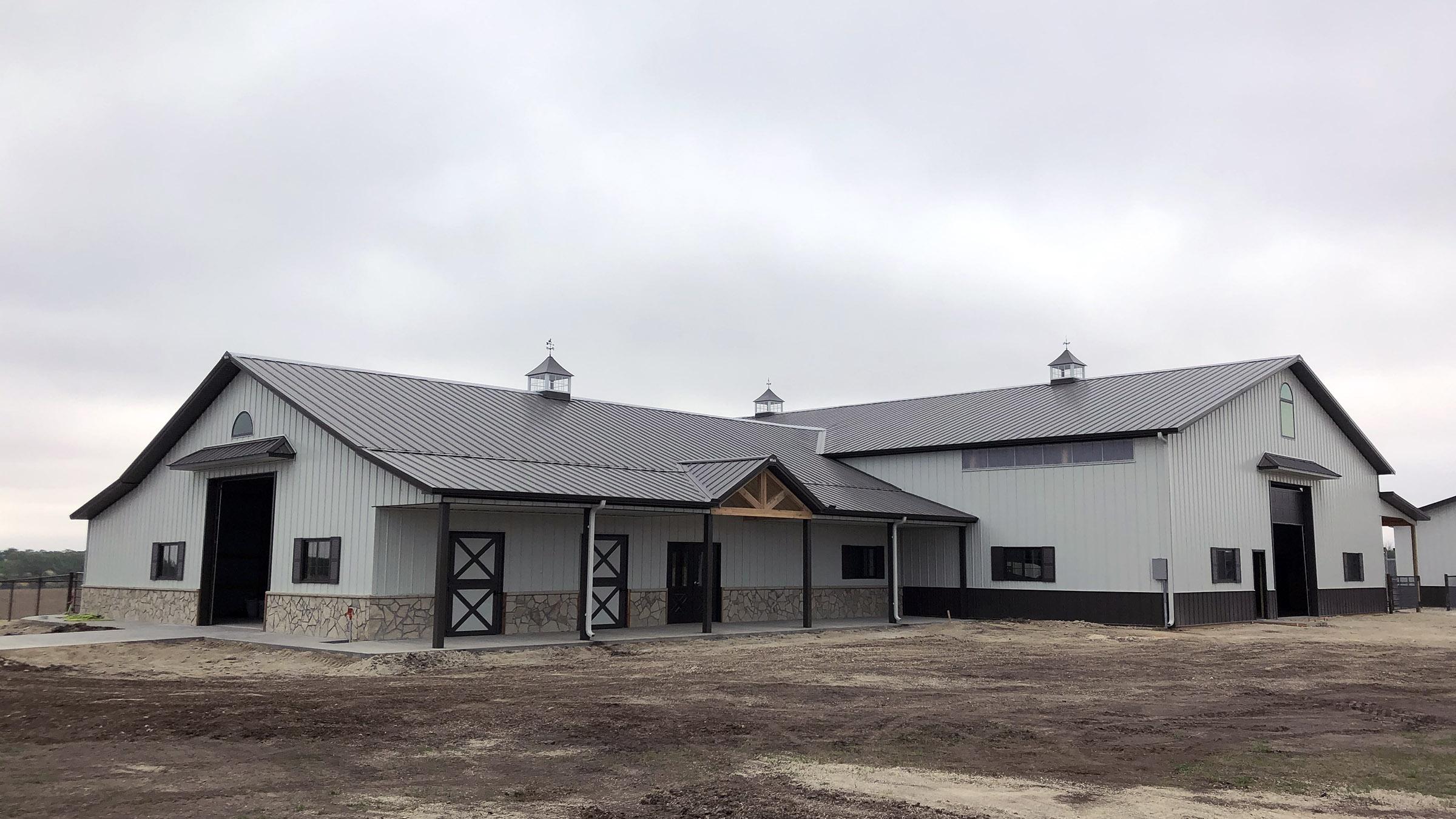 Post Frame Pole Barn and Riding Arena