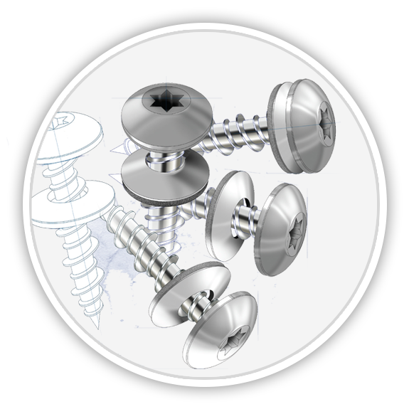 illustration of Wick's next generation screw fasteners